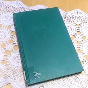 Vintage Textbook, 1961 book decor item.